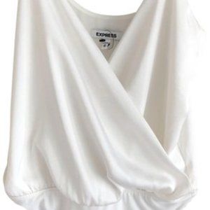 Express cream tank bodysuit